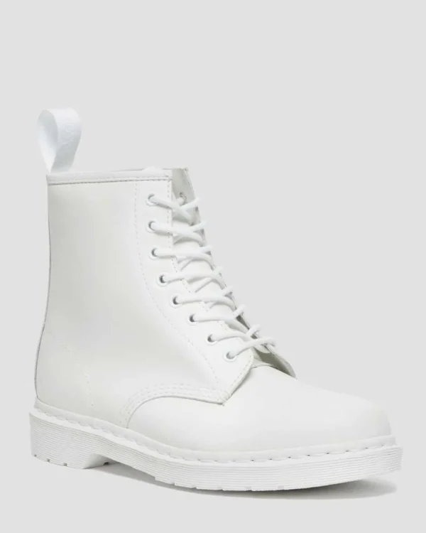 ANFIBI 1460 MONO SMOOTH BIANCO