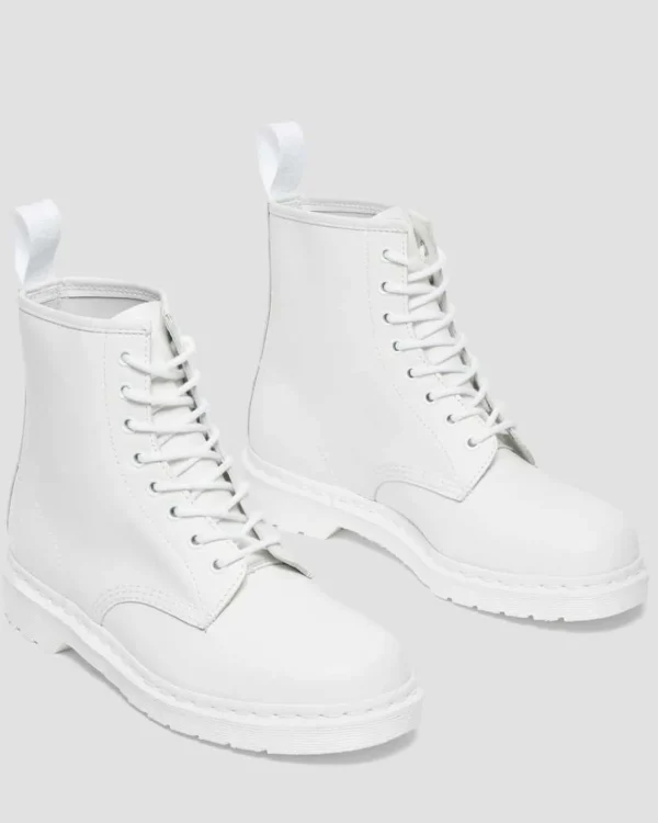 ANFIBI 1460 MONO SMOOTH BIANCO