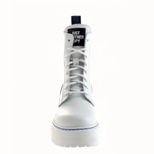 ANFIBI WHITE LEATHER AND OUTSOLE