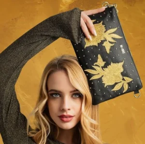 BORSE A MANO POCHETTE M*BRC BY MASSIMO BRACCIALINI BOLERO NERA