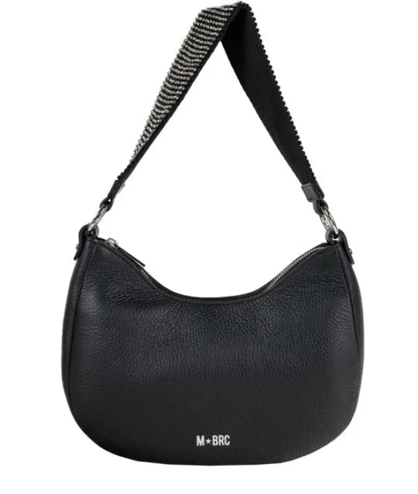 BORSE A SPALLA PELLE LINEA STRASS