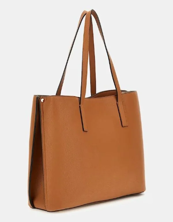 BORSE SHOPPING GUESS MERIDIAN COGNAC