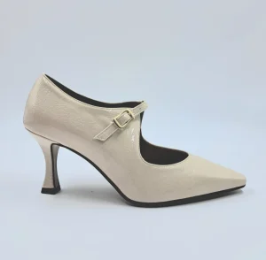 DECOLLETE FIBBIA COLLO BEIGE