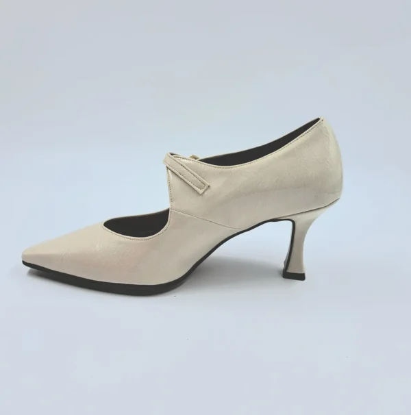 DECOLLETE FIBBIA COLLO BEIGE