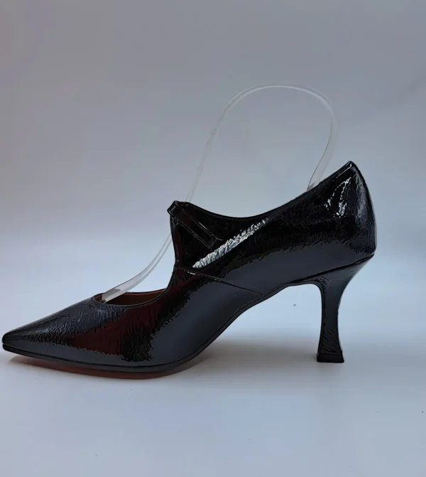DECOLLETE FIBBIA COLLO NERO