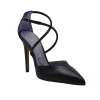 DECOLLETE NERO CON STRASS