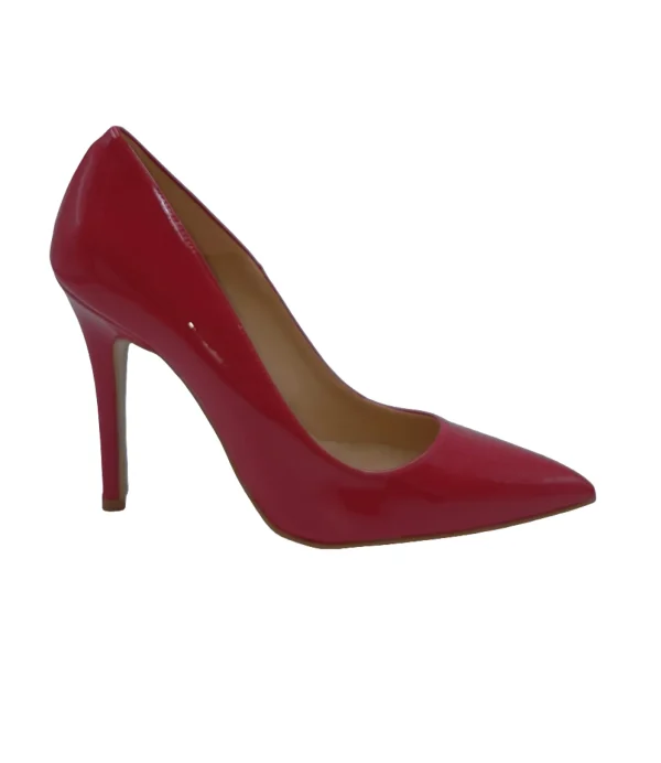 DECOLLETE VERNICE ROSSA
