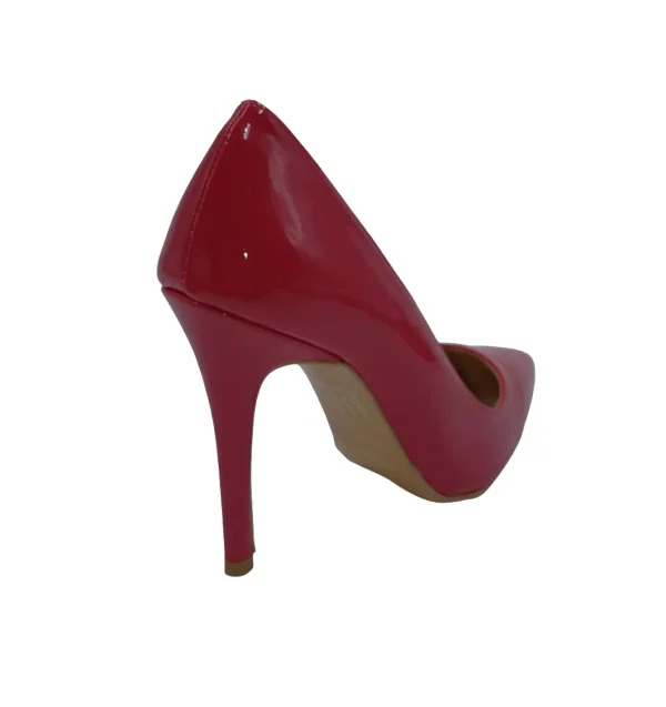 DECOLLETE VERNICE ROSSA