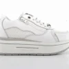 JANET&JANET SNEAKERS PELLE E TESSUTO TECNICO