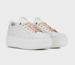 JANET&JANET SNEAKERS PELLE DETTAGLI PINK