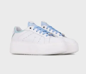JANET&JANET SNEAKERS PELLE BIANCA
