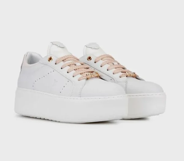 JANET&JANET SNEAKERS PELLE DETTAGLI PINK