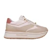 JANET&JANET SNEAKERS PELLE LATTE PINK