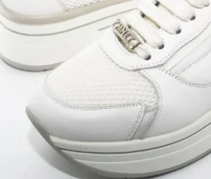 JANET&JANET SNEAKERS PELLE E TESSUTO TECNICO