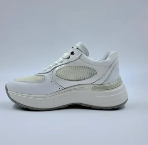 JANET&JANET SNEAKERS PELLE TESSUTO TECNICO