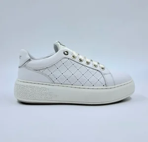 JANET&JANET SNEAKERS PELLE BIANCA