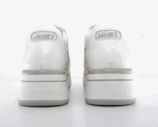 JANET&JANET SNEAKERS PELLE E TESSUTO TECNICO