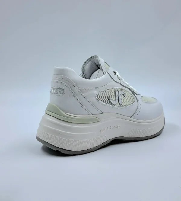 JANET&JANET SNEAKERS PELLE TESSUTO TECNICO