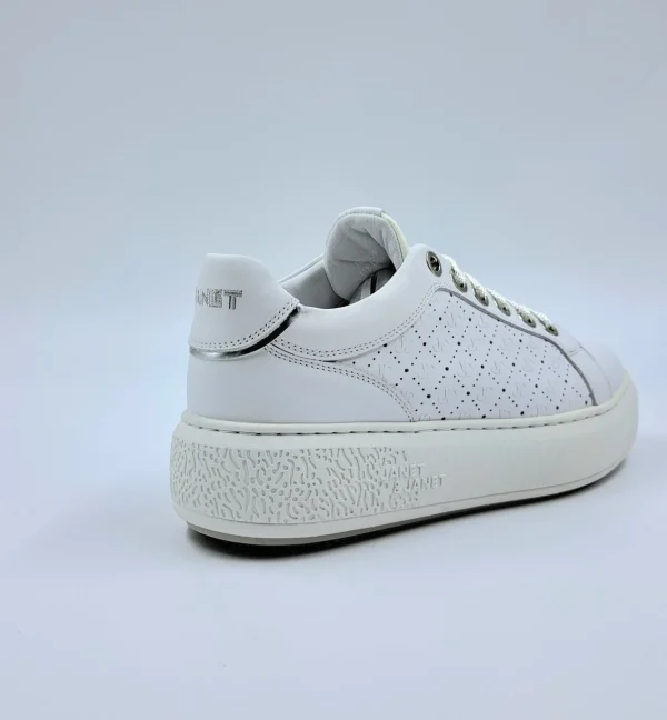 JANET&JANET SNEAKERS PELLE BIANCA