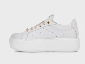 JANET&JANET SNEAKERS PELLE DETTAGLI PINK