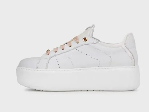 JANET&JANET SNEAKERS PELLE DETTAGLI PINK