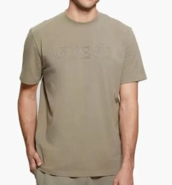 MAGLIETTE LOGO FRONTALE BEIGE