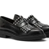 MOCASSINI BROOK FRINGE NERO