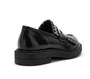 MOCASSINI BROOK FRINGE NERO