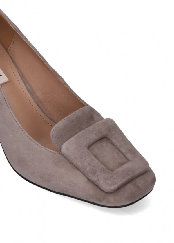 MOCASSINI MARLA IN CAMOSCIO GRIGIO
