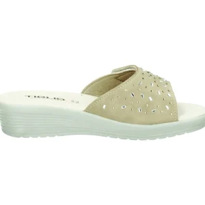 PANTOFOLE COMFORT STRASS GHIACCIO