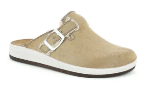 PANTOFOLE CON FIBBIA NATURAL