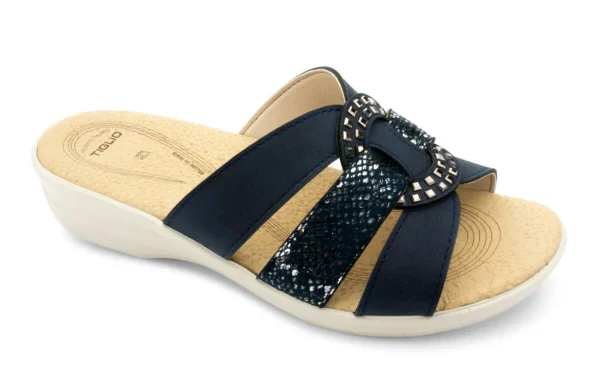 PANTOFOLE FASCE BLU E LUX