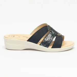 PANTOFOLE FASCE BLU E LUX
