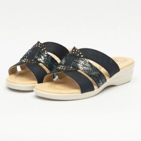 PANTOFOLE FASCE BLU E LUX