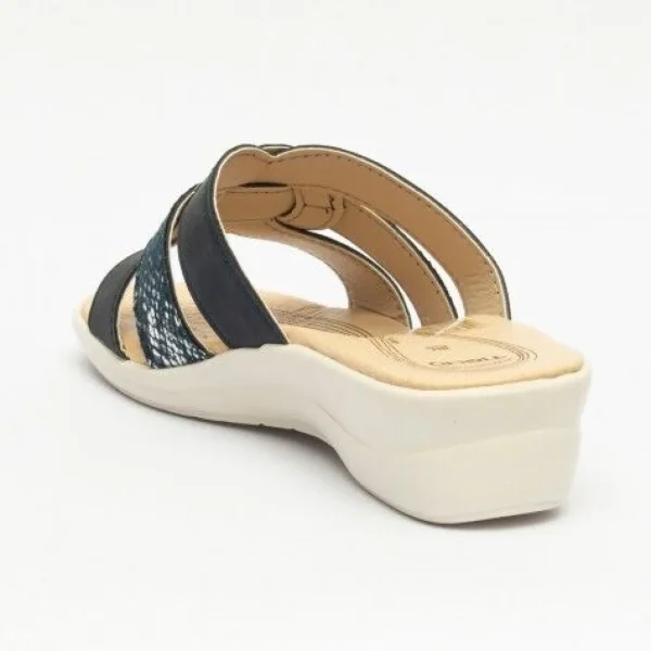PANTOFOLE FASCE BLU E LUX