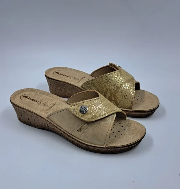 PANTOFOLE INBLU FASCIA STRAPPO SABBIA
