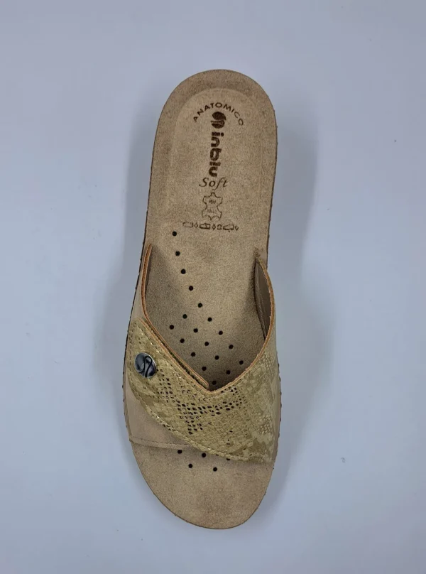 PANTOFOLE INBLU FASCIA STRAPPO SABBIA