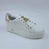 PATRIZIA PEPE SNEAKERS PELLE LOGO METALLO STRASS