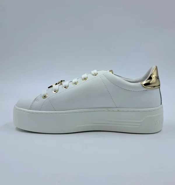 PATRIZIA PEPE SNEAKERS PELLE CHARMS CATENA GOLD