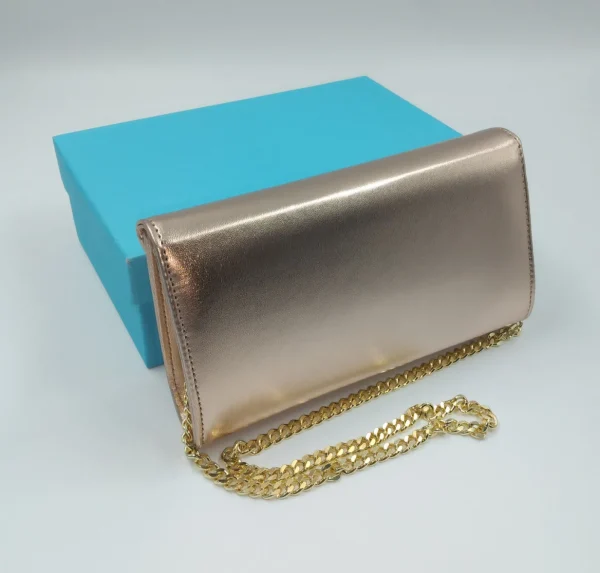 POCHETTE RAME APPLICAZIONE STRASS
