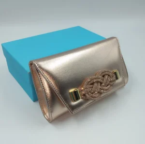 POCHETTE RAME APPLICAZIONE STRASS