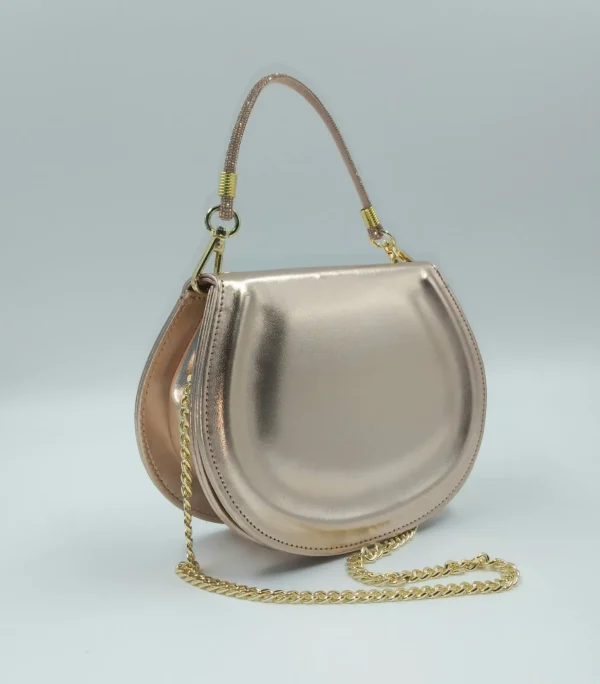 POCHETTE RAME MANICO STRASS