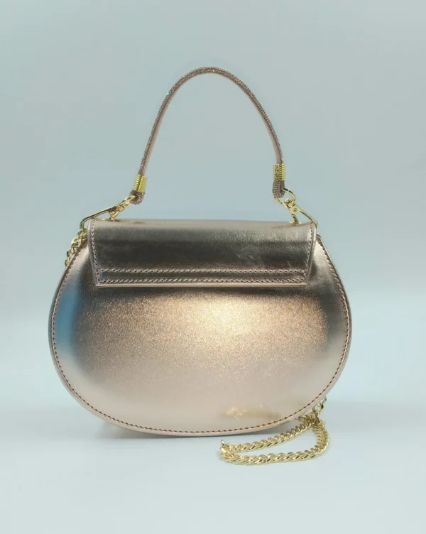 POCHETTE RAME MANICO STRASS