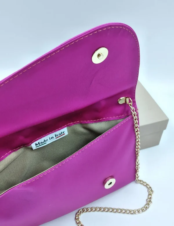 POCHETTE RASO FUXIA
