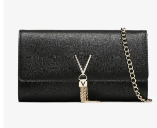POCHETTE TRACOLLE DIVINA RETTANGOLARE NERA