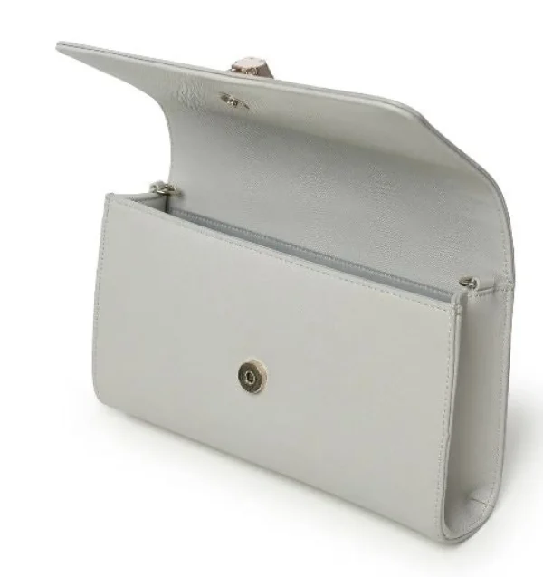 POCHETTE TRACOLLE DIVINA RETTANGOLARE BIANCA