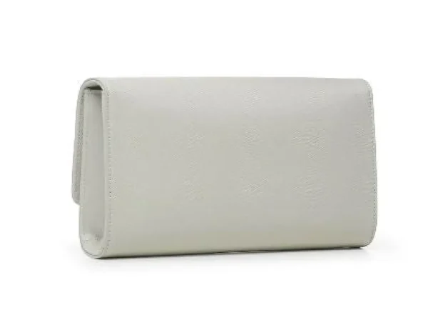 POCHETTE TRACOLLE DIVINA RETTANGOLARE BIANCA