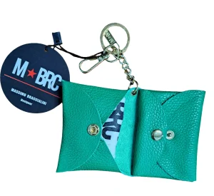 PORTACHIAVI CON PORTA MONETE VERDE