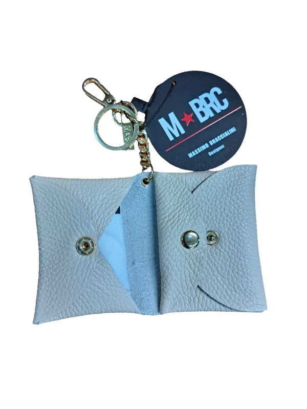 PORTACHIAVI CON PORTA MONETE PELLE