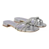 SANDALI BASSI NODO STRASS